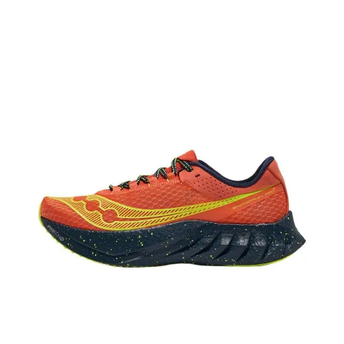 Saucony Endorphin Pro 4 Anti-Slip Wear-Resistant Low-Top Running Shoes Unisex Orange