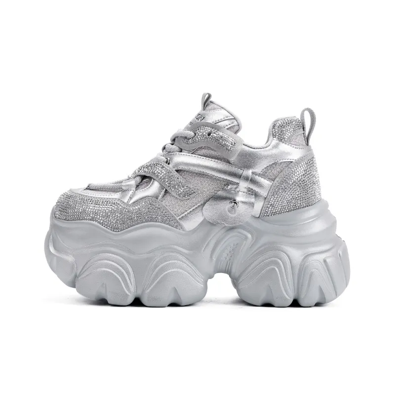 HARSON Height Increasing Low-Top Chunky Sneakers Women's-3