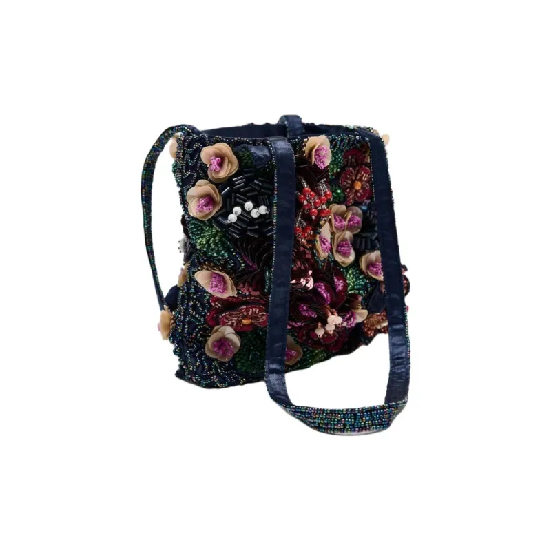 ZARA Polyester Tote Bag, Shoulder Bag, Shopping Bag Mini Women's Multicolor-2