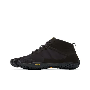 Vibram Slip Resistant Support Warm Mid Top Training Shoes Men's Black