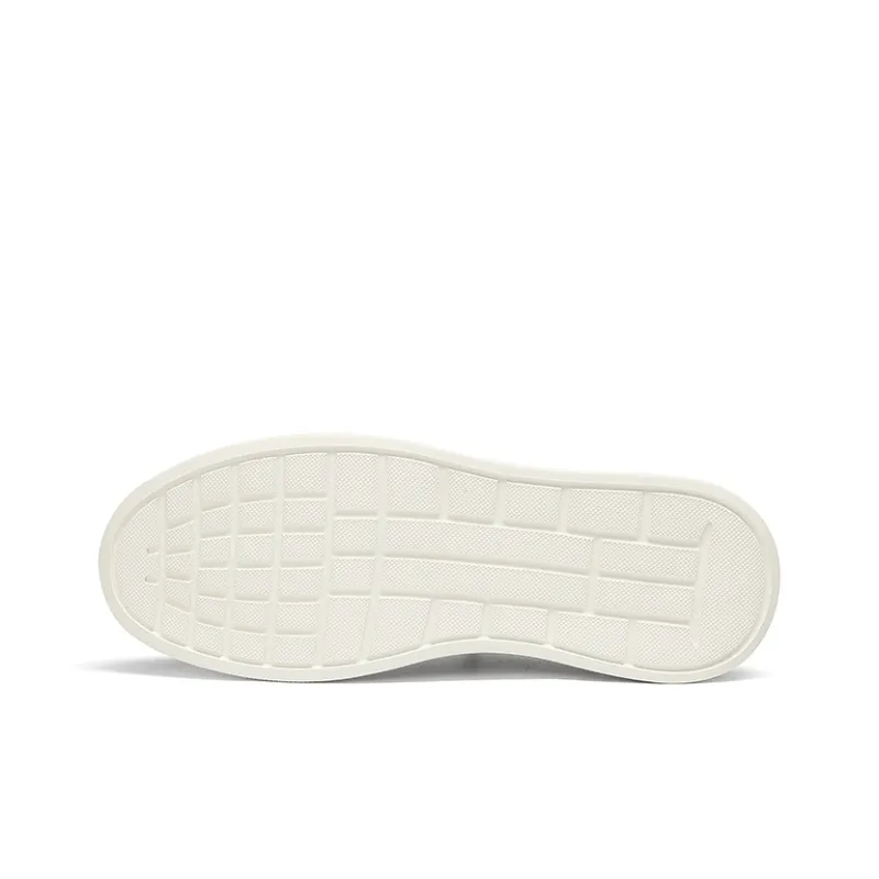 CROWN Low-Top Skateboard Shoes Men's White-4