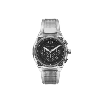 ARMANI EXCHANGEAE Wrist Watch Mechanical Movement PC Plastic Strap 44mm Black Dial Men's Watches
