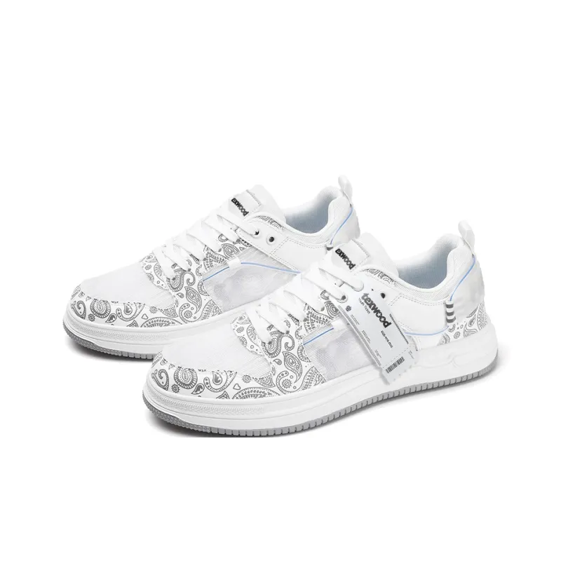 TEXWOOD Chinese Style Blue And White Porcelain Collection Low-Top Skateboard Shoes Men's Box-9