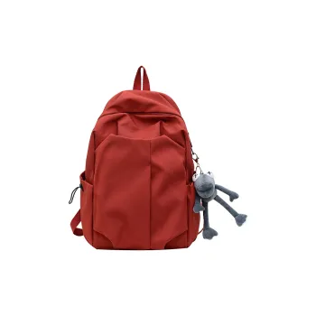 BUBM Nylon Backpack Regular Unisex Black/White/Gray/Red