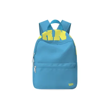 TURN UP Polyester Students Backpack Regular Unisex Blue