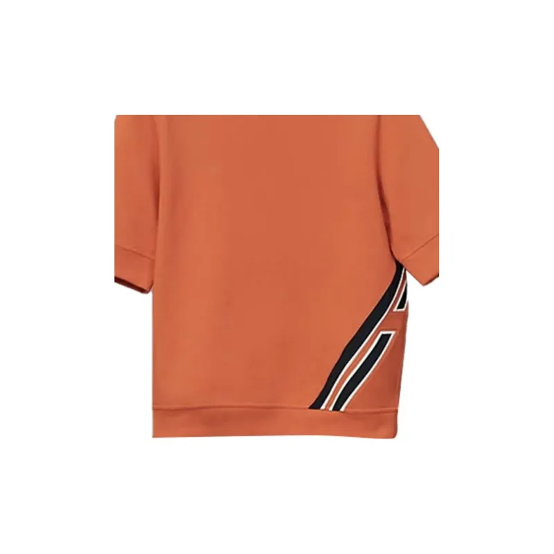 HERMES T-Shirts Men Orange Red-4