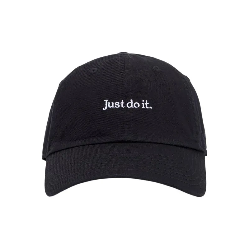 Nike Cotton Baseball Caps Men's Black-2