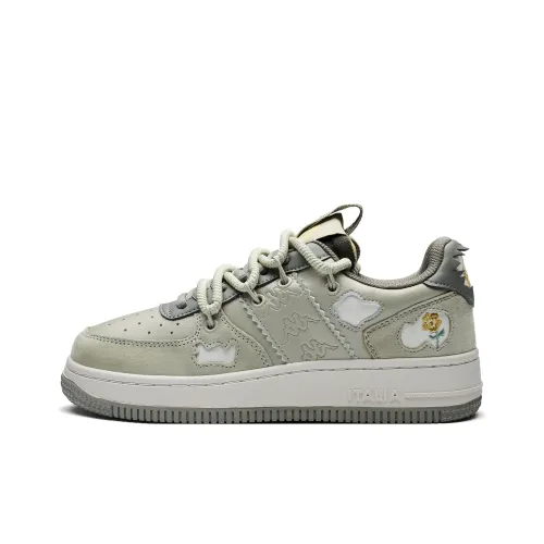 Kappa Anti Slip Wear Resistant Low Top Skateboard Shoes Women's Lake Green