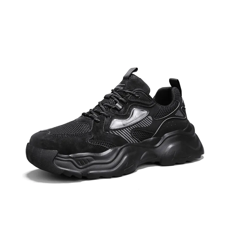 Warrior Cushioned Slip-Resistant Abrasion-Resistant Low-Top Basketball Shoes Men's Black-2