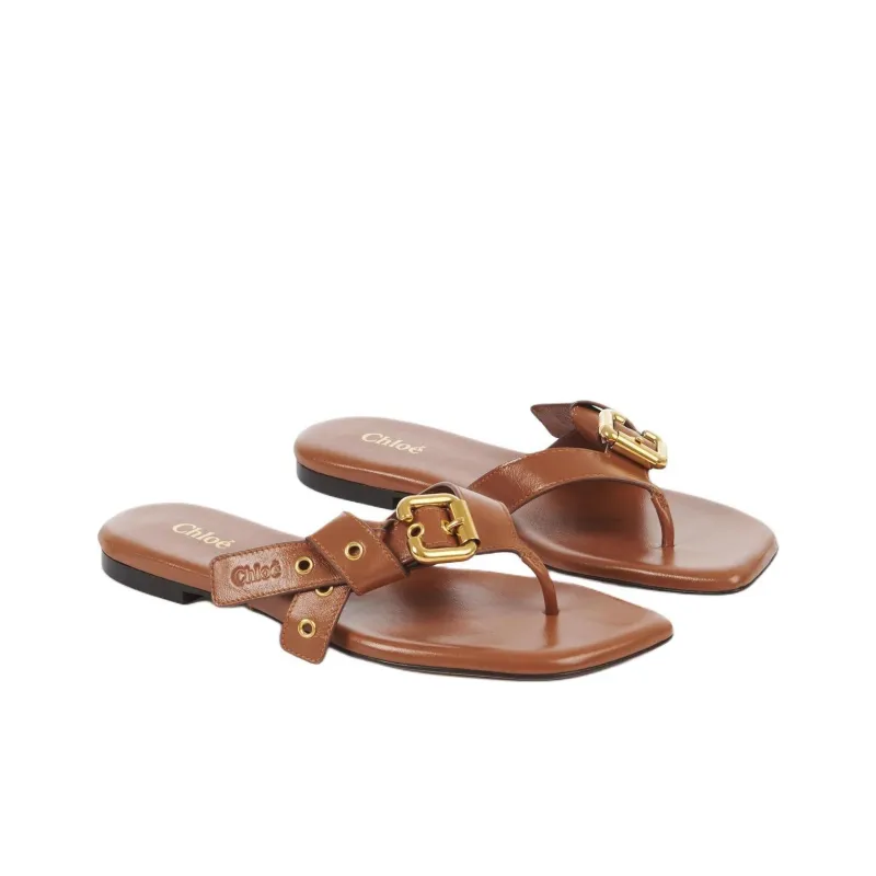 Chloe Flip Flops Women's Earthy Brown-2