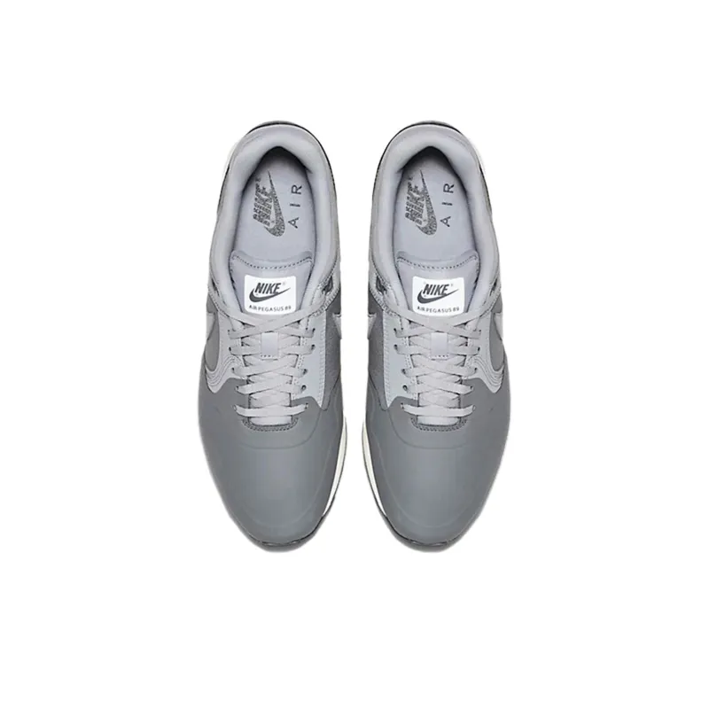 Nike Anti Slip Wear Resistant Low Top Casual Running Shoes Men's Gray-3