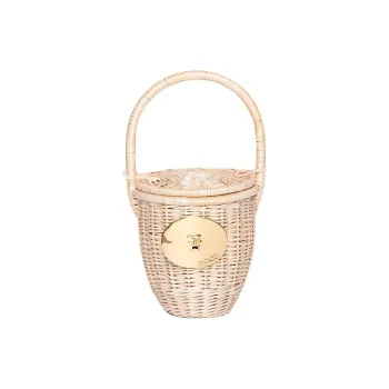 Patou Wicker Bucket Bag