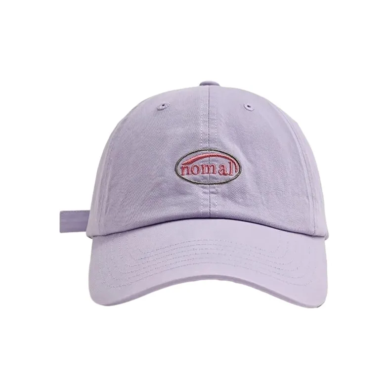 STUFFER 100% Cotton Wide Brim Small Face-Enhancing Baseball Cap Breathable And Versatile Unisex-10