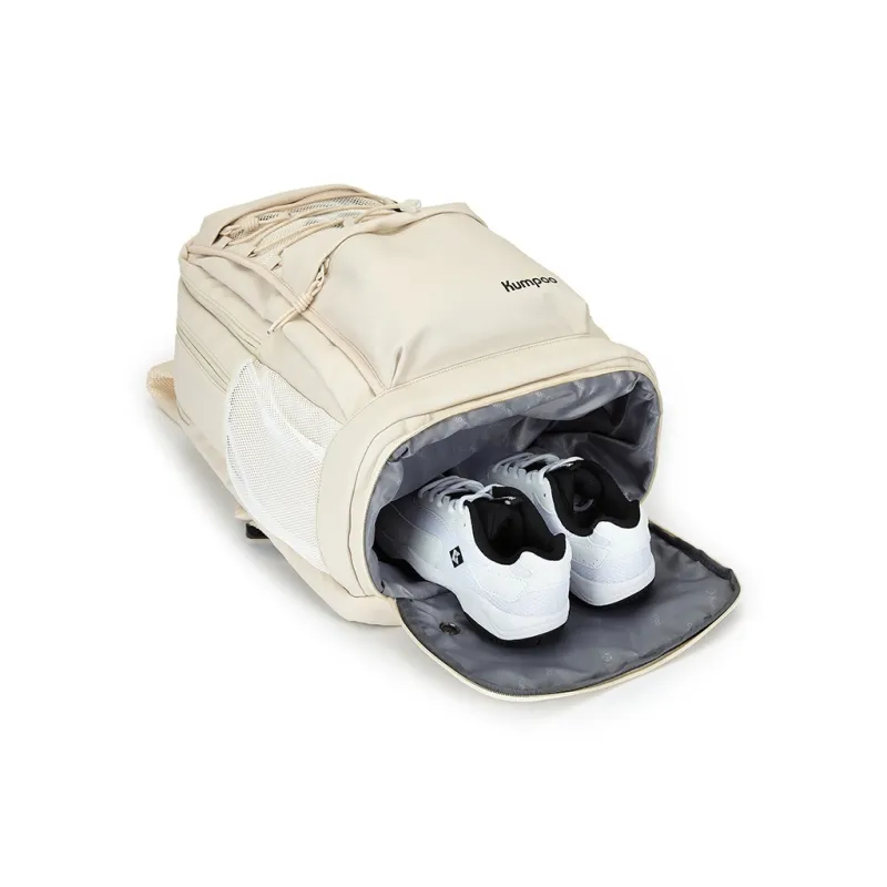 KUMPOO Ball Bag Outdoor Collection Badminton Racket Bags 2 3 Pcs Sports Gorpcore Backpack Beige Unisex-4