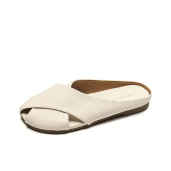 Than Than Me Rubber Sole Slip Resistant Wrap toe Slippers Women's