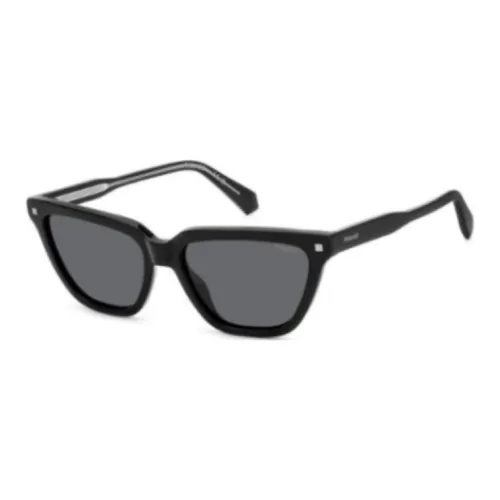 Polaroid Bone Butterfly Sunglasses Women's Black