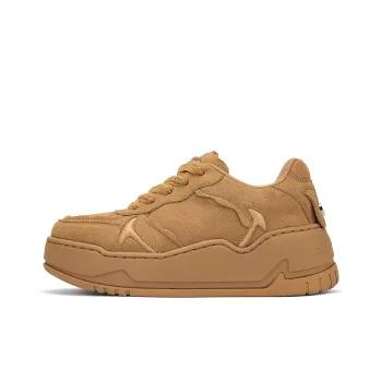 SMILEY Low Top Skateboard Shoes Women's Brown
