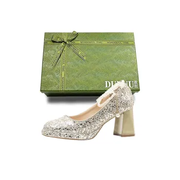 Dunnu Chunky Heel High Heels Women's