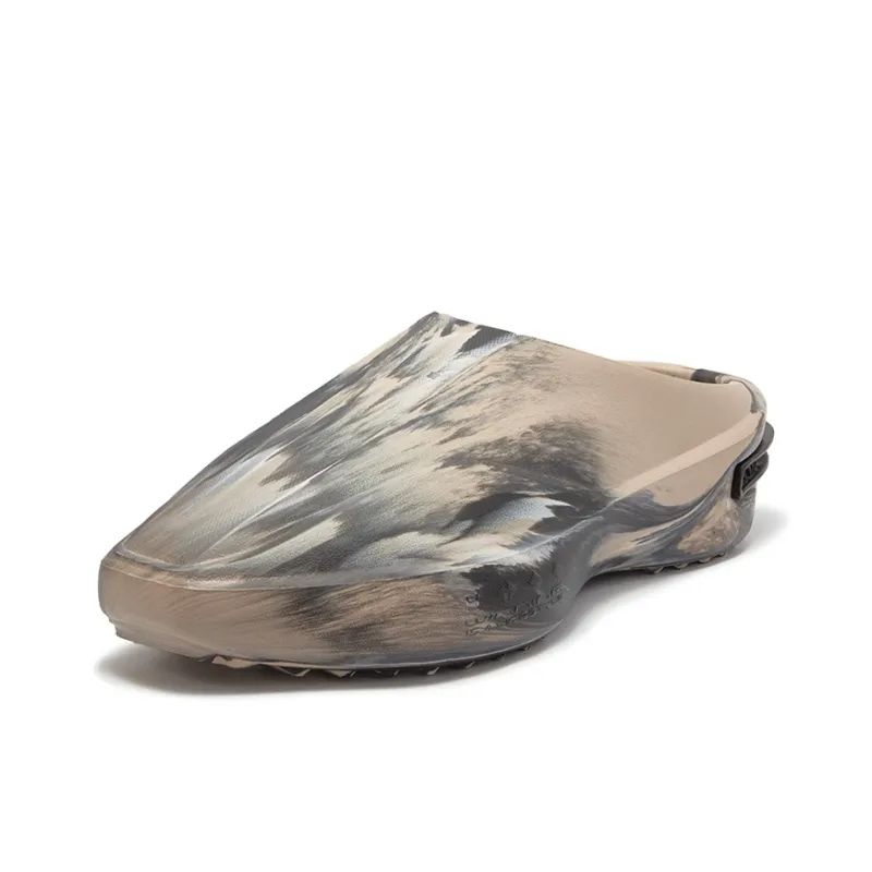 361° Abrasion Resistant Slip Resistant Wrap toe Slippers Unisex Apricot Tea Brown-1