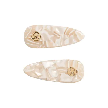 Lululemon   Hair Clips Unisex Beige