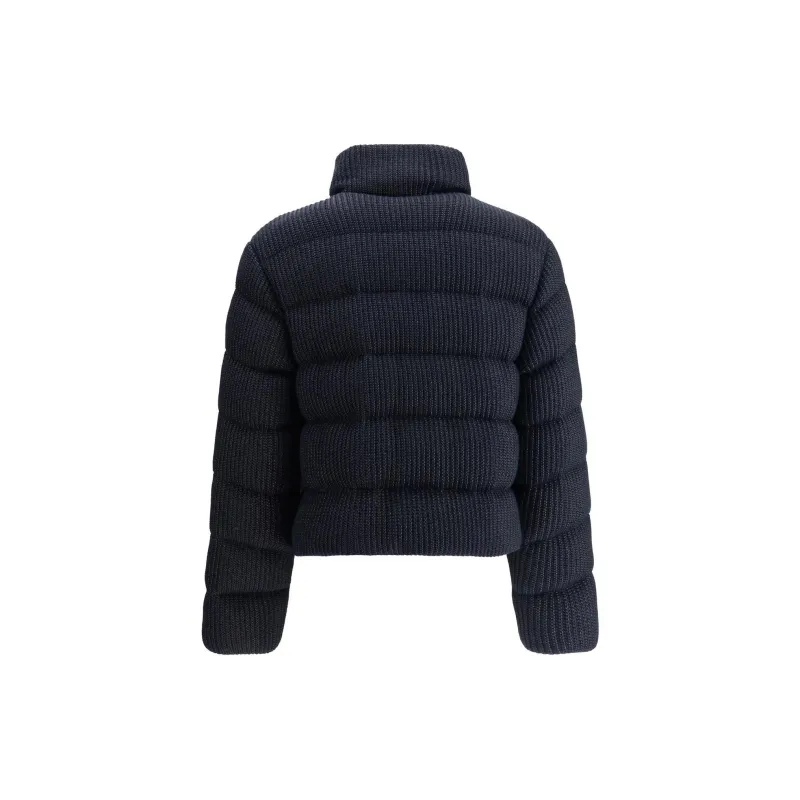 Moncler Thoiry Sparkly Down Puffer Jacket 'Navy'-1
