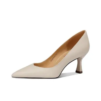 JESSICA SOPHIA Flared Heel High Heels 6.5cm Women's