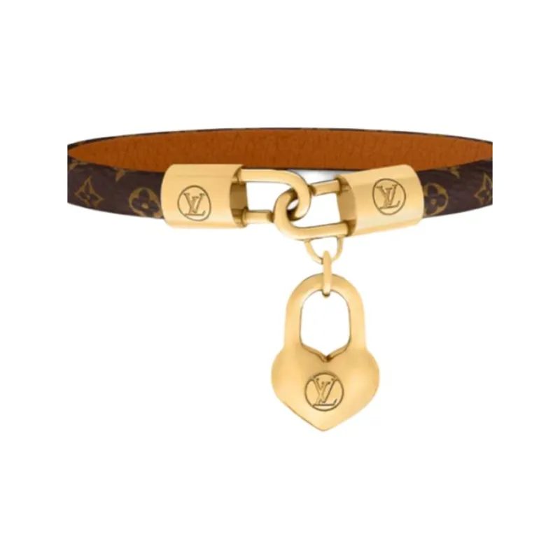 LOUIS VUITTON Metal Bangles Women's Brown-2