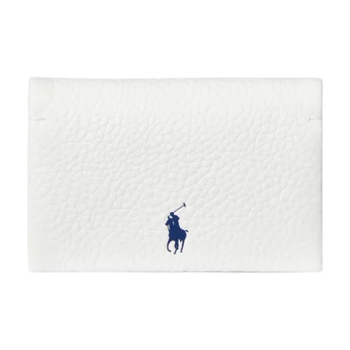 Polo Ralph Lauren Cow Leather Card Holder Women's Paper White