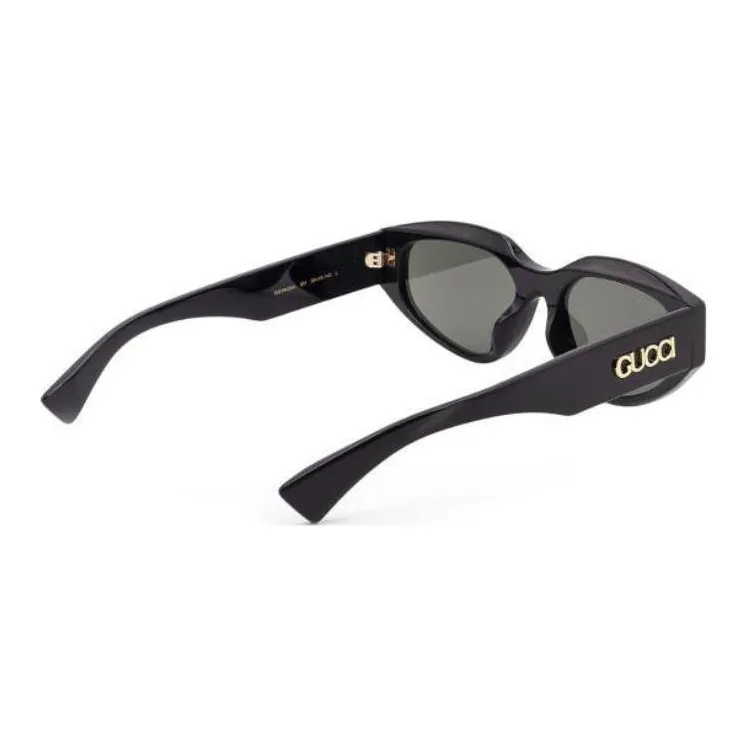 GUCCI Acetate Cat Eye Sunglasses Women's Black-1