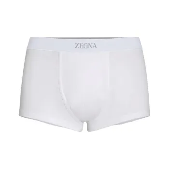 Ermenegildo Zegna Logo Waistband Ribbed Knit Boxers