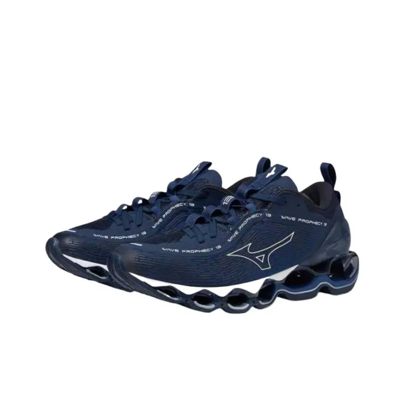 Mizuno Wave Prophecy 13 'Navy Peony White'-1