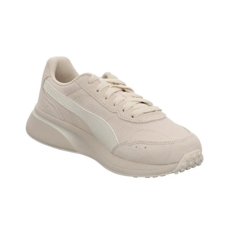 PUMA R78 Anti Slip Wear Resistant Low Top Casual Shoes Women's Umber White-2