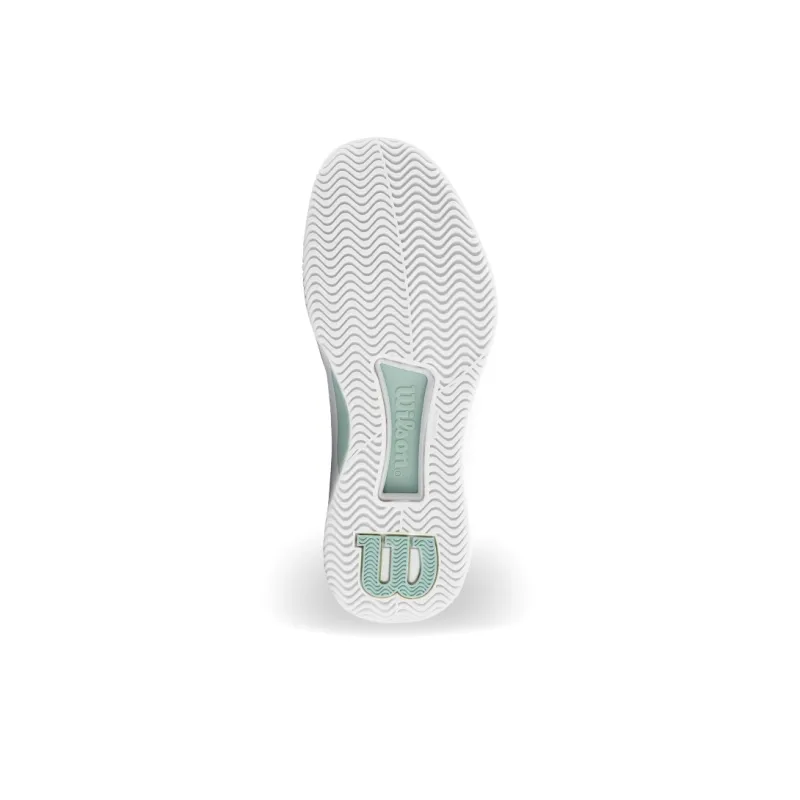 Wilson Low Top Tennis Shoes Women's White Green-4