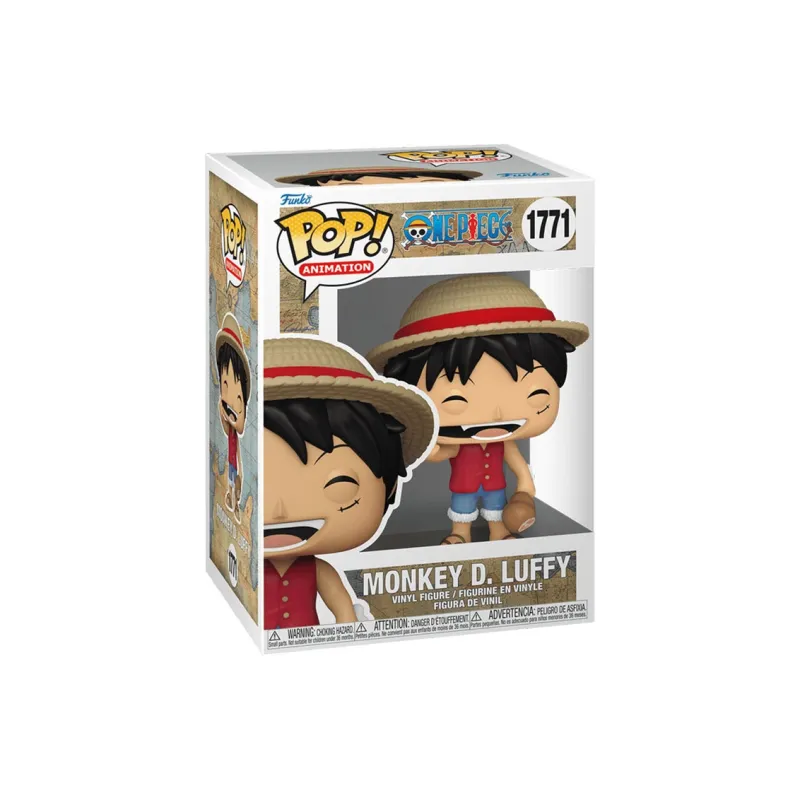 Funko One Piece Classic Version Luffy And Meat Chibi Figures-1
