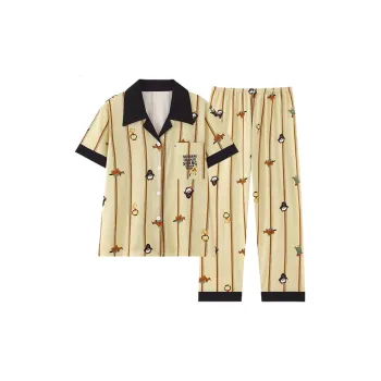 O'MESIK Pajama Set Women's Yellow