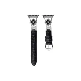 Black with Silver-Tone Buckle