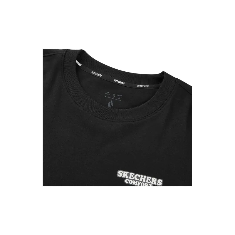 Skechers Sports Life Collection T Shirt Men's Carbon Black-2