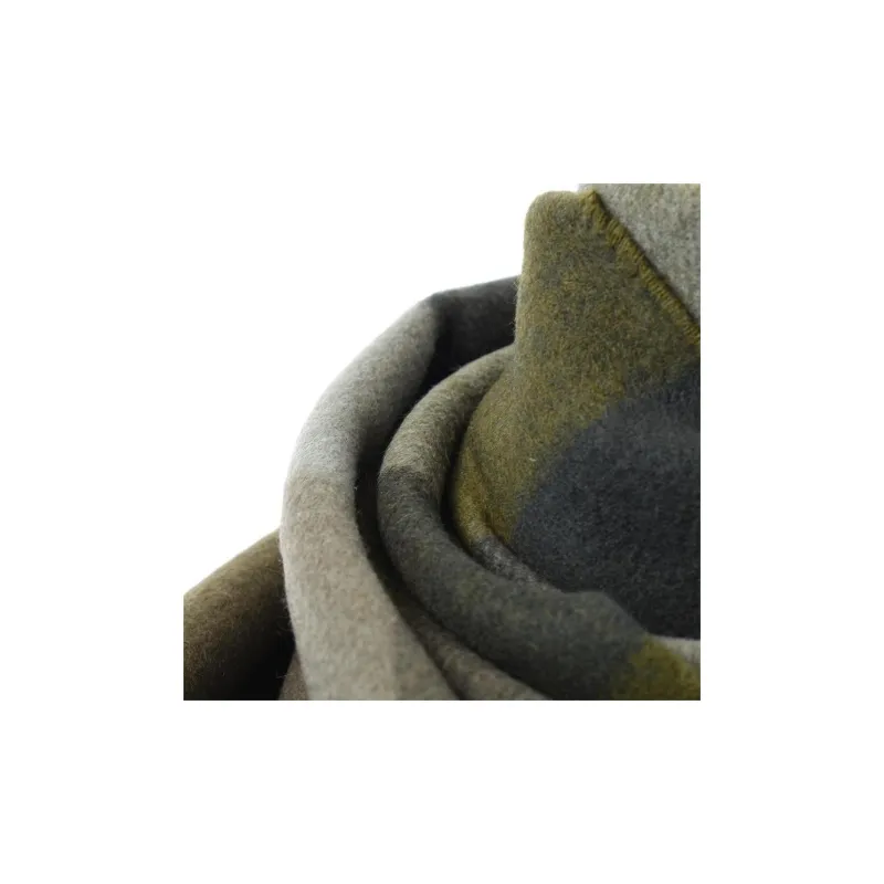COACH Wool Knit Scarves Unisex Green-3