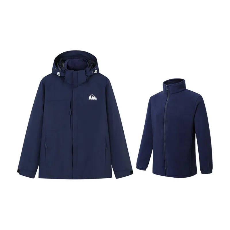 Quiksilver Waterproof, Windproof, Thermal, Water Repellent, Cold Resistant, Rainproof Windbreaker Jacket Unisex-8