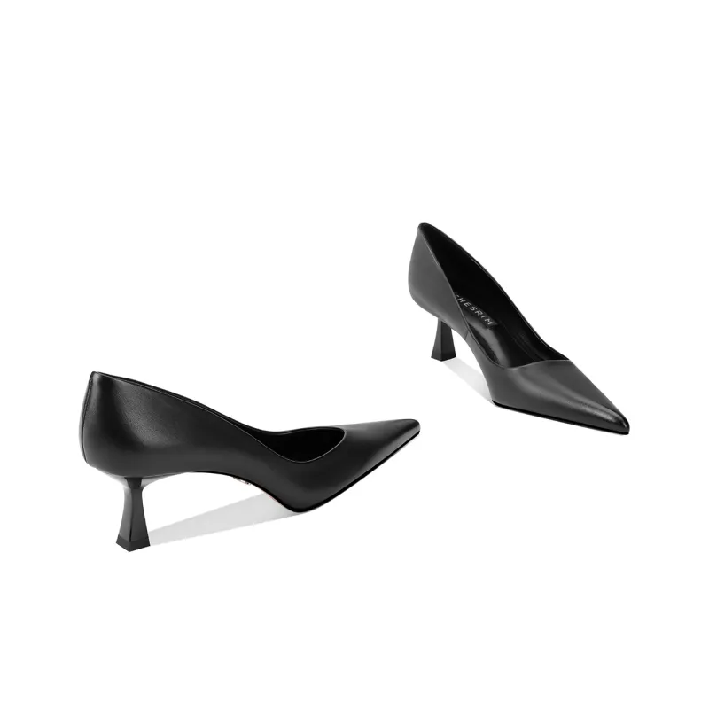 Shesrim Flared Heel High Heels Women's-1