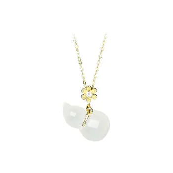 TIMEBOTTLE Chalcedony Necklaces Women's