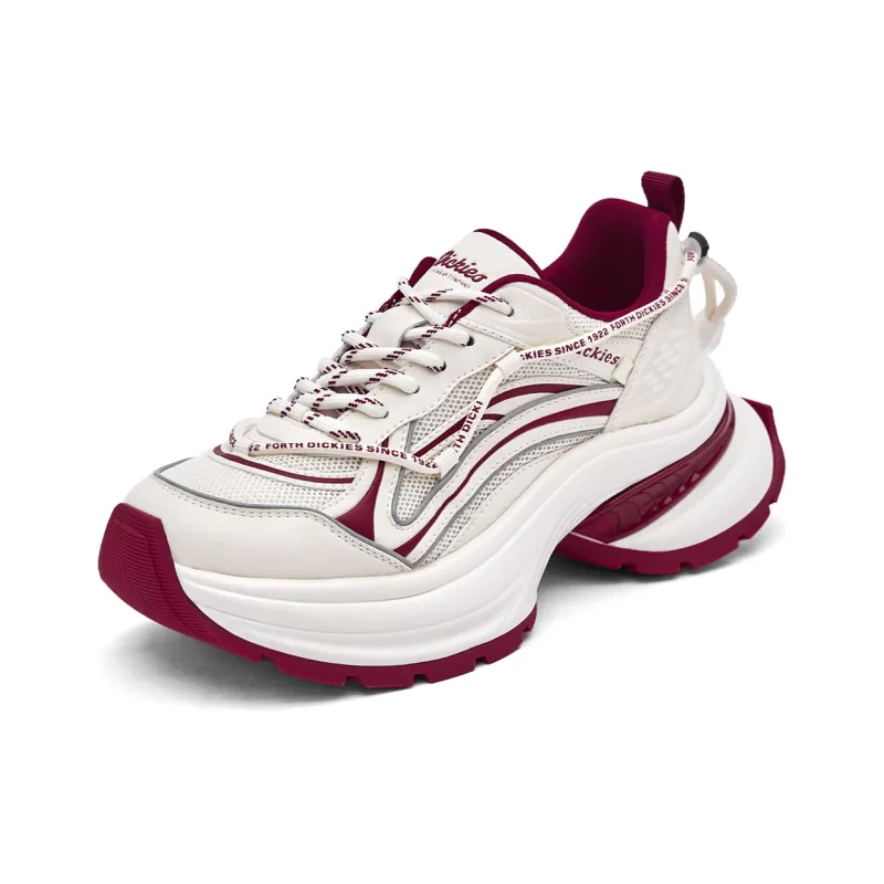 Dickies Low-Top Chunky Sneakers Women's Beige Red-1