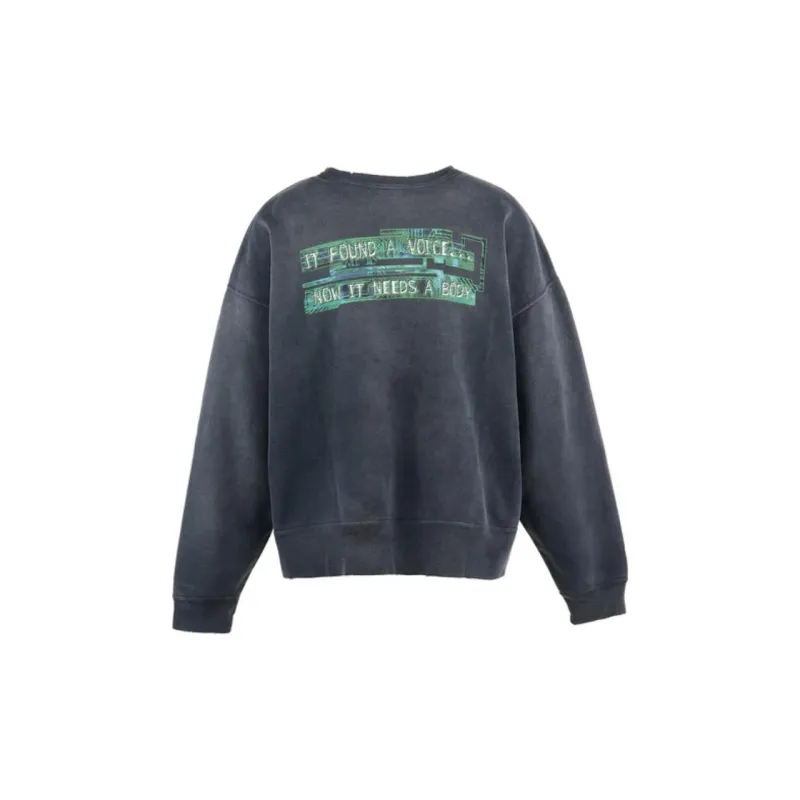 SAINT Mxxxxxx X Ghost In The Shell Crewneck Sweatshirt-1