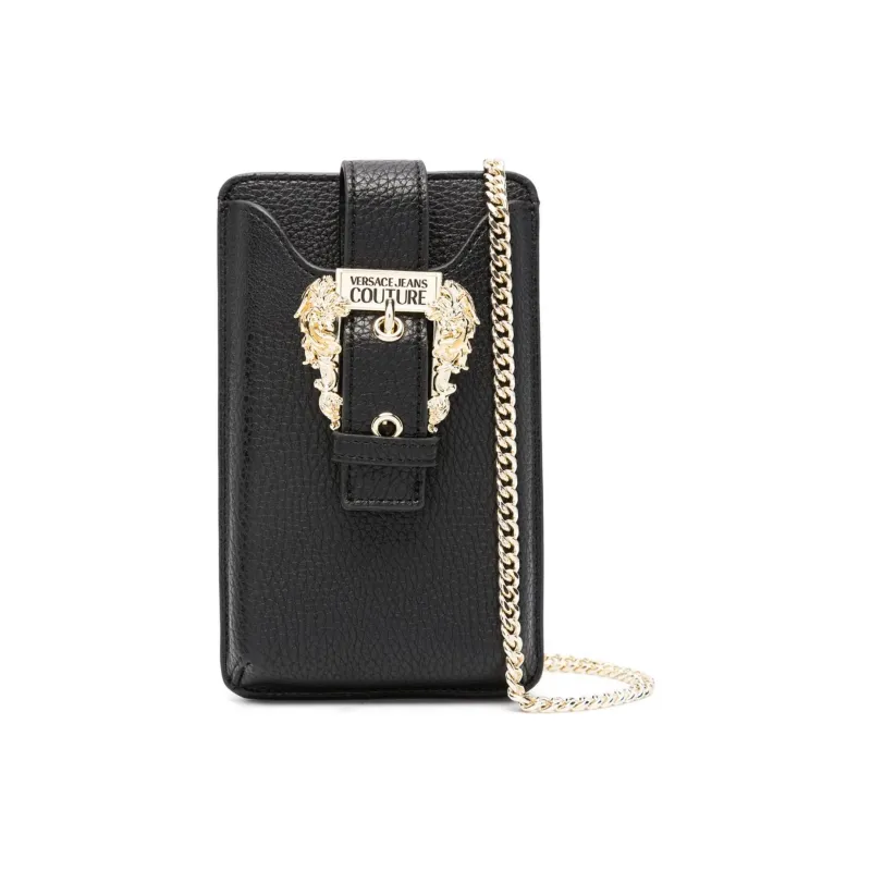 VERSACE JEANS COUTURE Artificial Leather Shoulder Bag Crossbody Bag Mini Women's Black-2
