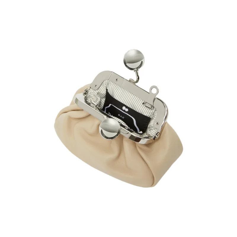 WEEKEND MaxMara Leather Crossbody Bag, Shoulder Bag Women's Sand-4