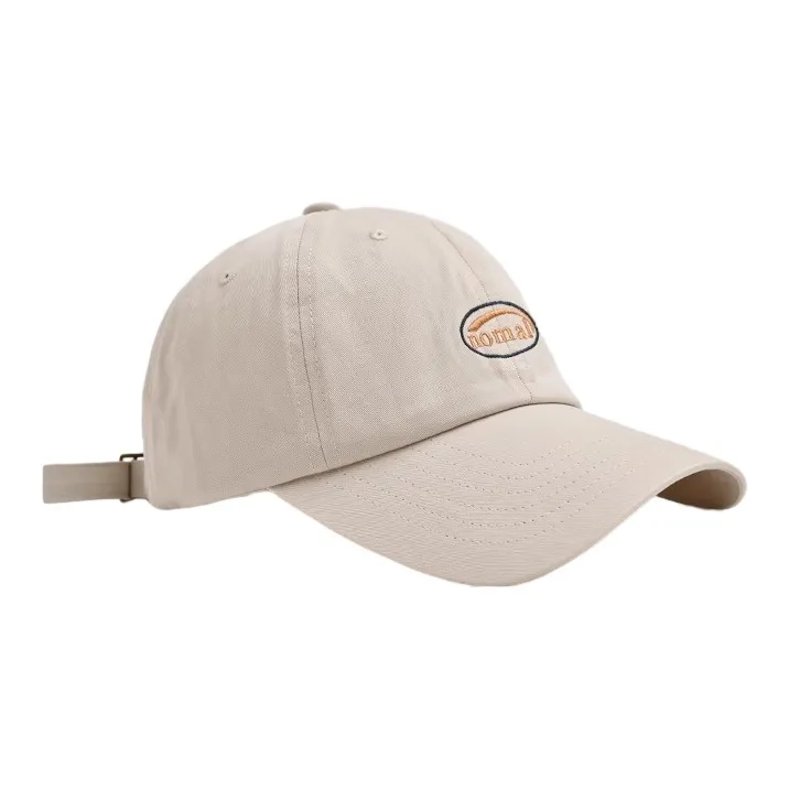 STUFFER 100% Cotton Wide Brim Small Face-Enhancing Baseball Cap Breathable And Versatile Unisex-3