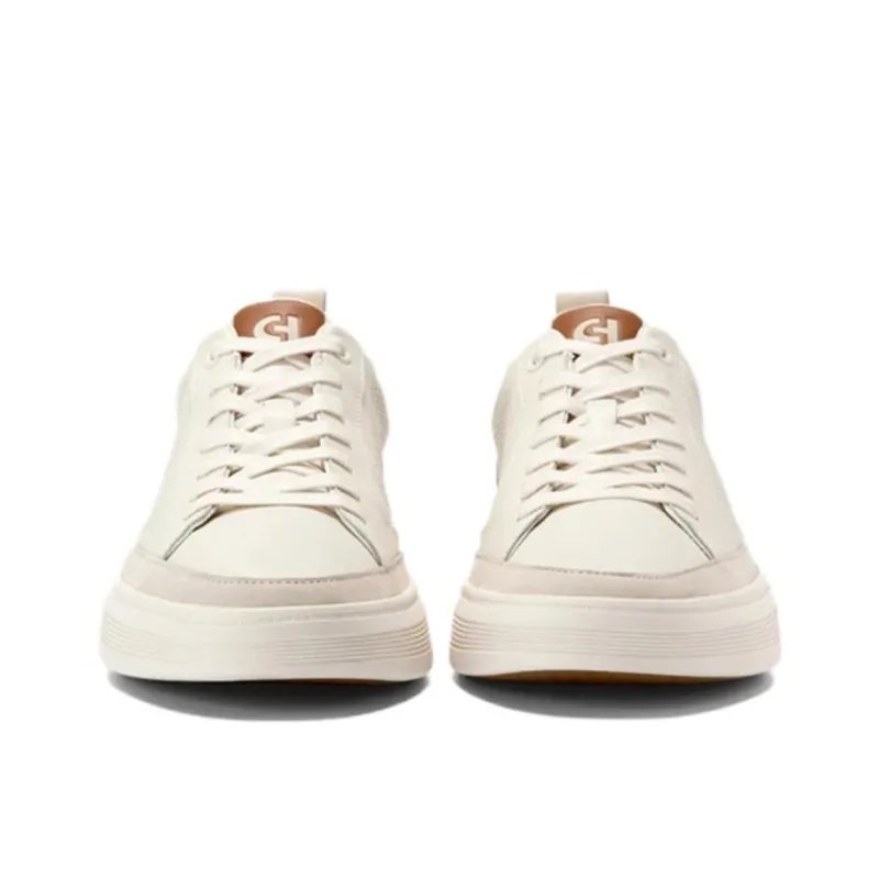 COLE HAAN Cushioning Low-Top Skateboard Shoes Men's Beige-2