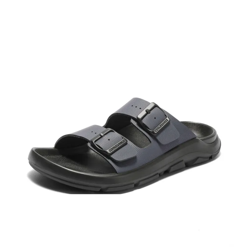 BELLE Slide Slippers Men Gray, Blue-1