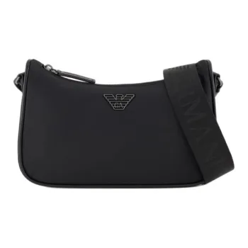 EMPORIO ARMANI Polyamide Shoulder Bag, Crossbody Bag Mini Men's Black