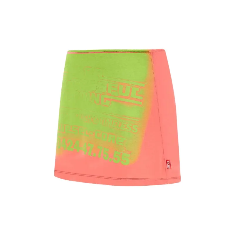 DIESEL Casual Short Skirts Women's Pink-2